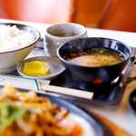 オレンジペコー喫茶 - 定食じゃなくて単品でも注文できます。