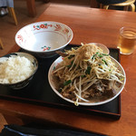 そば処 たから家 - 骨汁定食 、すごいボリューム！