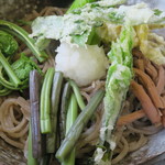 春のぶっかけそば