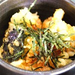 梅乃葉 - イカ三昧丼（イカ天丼）