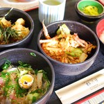 梅乃葉 - イカ三昧丼