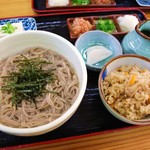 Nouka Shokudou Kamidaigakkou - 釜あげそば & 炊き込みご飯