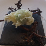 レストラン・モリエール - ふきのとうとホタテのフリット