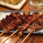 鳥屋二代目こばぁやし商店 - みそ味の焼き鳥