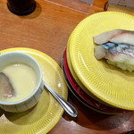 健康寿司海鮮家 CoCoLo東店 - 茶碗蒸し＠140×サバ＠140