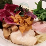 麺屋 六感堂 - 雲丹白湯つけ蕎麦（GW限定）