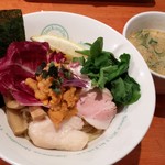 麺屋 六感堂 - 雲丹白湯つけ蕎麦（GW限定）