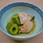 緒方 - 胡瓜と蒸し鮑