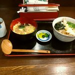 そば処　善作家 - そぼろ丼定食 630円