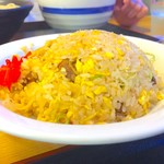 大勝軒〇秀 - ミニチャーハン 250円 横から
