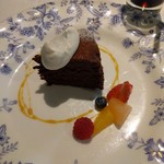 ドゥジェム - ガトーショコラとアイスコーヒー