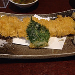 千代の追風 - 穴子天ぷら¥850