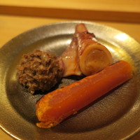 鮨 しゅん輔 阿佐ヶ谷 - 烏賊 蛍烏賊の味噌ペースト 唐墨