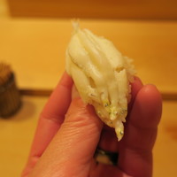 鮨 しゅん輔 阿佐ヶ谷 - 白魚の蒸し上がり握り