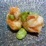 齋華 - 海老と空豆