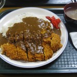 ぶんぶん亭 - カツカレー650円、オリオン生500円