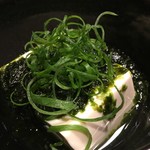 おもてなし旬魚と地鶏 ととや 立川店 - 青海苔豆腐