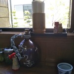 釜あげうどん 長田 in 香の香 - 卓上の様子(2017年5月2日撮影)