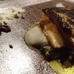 ete - フォアグラ、ごぼうのピュレ、チョコレート