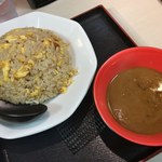 麺屋ここいち - 「チャーハンカレー大」648円