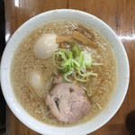 麺道 靖 - 味玉ラーメン＋サービス味玉