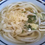 釜揚げうどん岡じま - かけうどん(小) ２２０円(税込)(2017年5月3日撮影)