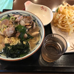 Marugame Seimen - あさりうどん大➕野菜天