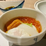 寿司 喰 - 温泉玉子 雲丹 イクラ