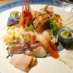 寿司 喰 - お造り皿盛り