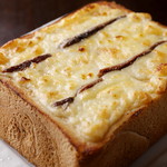 Anchovy & cheese toast
