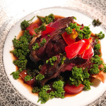 エクアトゥール - オマール海老と和牛はらみ 花山椒