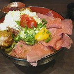 湯沢釜蔵 - チキン南蛮＋ロービー丼
