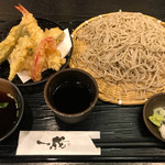 一成 - 初夏の天ぷら付き せいろ蕎麦