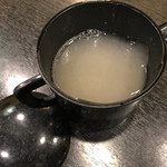 一成 - 蕎麦湯