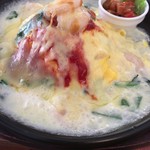 アリンコ モウ ダッシュ - 海老とほうれん草のクリームソース