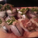 ととや - 牡蠣・鰯・さより・カワハギ肝乗せ