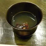 虎白 - ふぐヒレ酒、もとい、おすまし的スープ