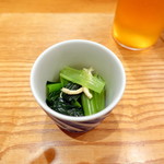 Shikizen Hoshiya - 特選ひるげご膳3,780円①小松菜のお浸し