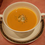 キャトルセゾン - キャトルセゾン ＠中葛西 ランチ トマトクリームスープ