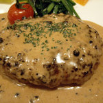 キャトルセゾン - キャトルセゾン ＠中葛西 ランチ ハンバーグ アップ