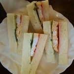 定光寺 - モーニングのミニサンド