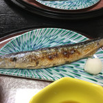 照月旅館 - サンマは大きくて焼き立て