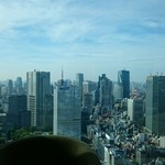 オールデイダイニング オアシスガーデン - 38階からの風景。東京タワーやフジテレビが見える。