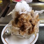 はとやお好み焼店 - コーヒーかき氷。