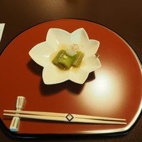 東京 芝 とうふ屋うかい - 翡翠なす