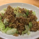 中華・和食 兆蘭 - 牛挽肉入りレタスチャーハン