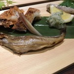 味あら井 - キンキ・本ししゃも・メヒカリ唐揚げ