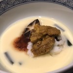 味あら井 - 鱧と雲丹の茶碗むし