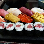 伝八寿し - 上寿司アップ