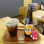 マザームーンカフェ - ｱｲｽｱﾒﾘｶﾝ 430円＆箕面ﾋﾞｰﾙ 680円